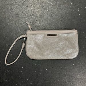 Silvery Nine West Clutch